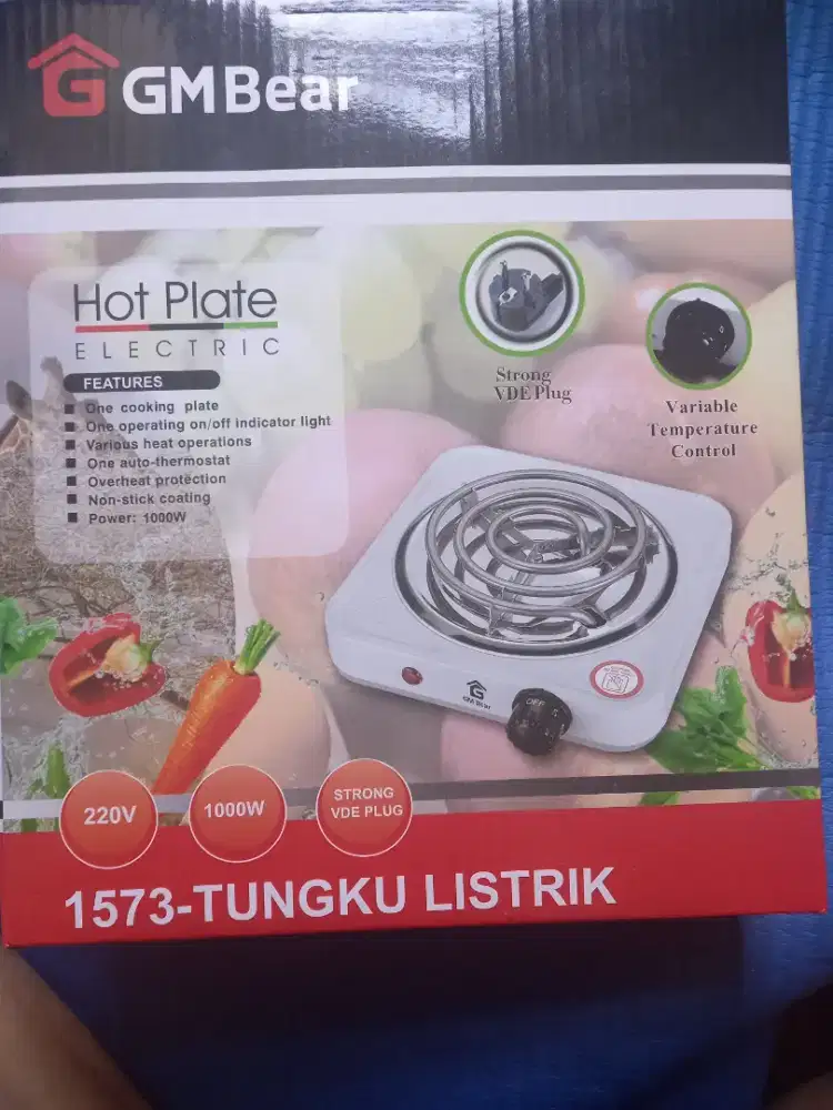 Kompor Gas portable /tungku listrik merk GM Bear Hit Plate cocok kost