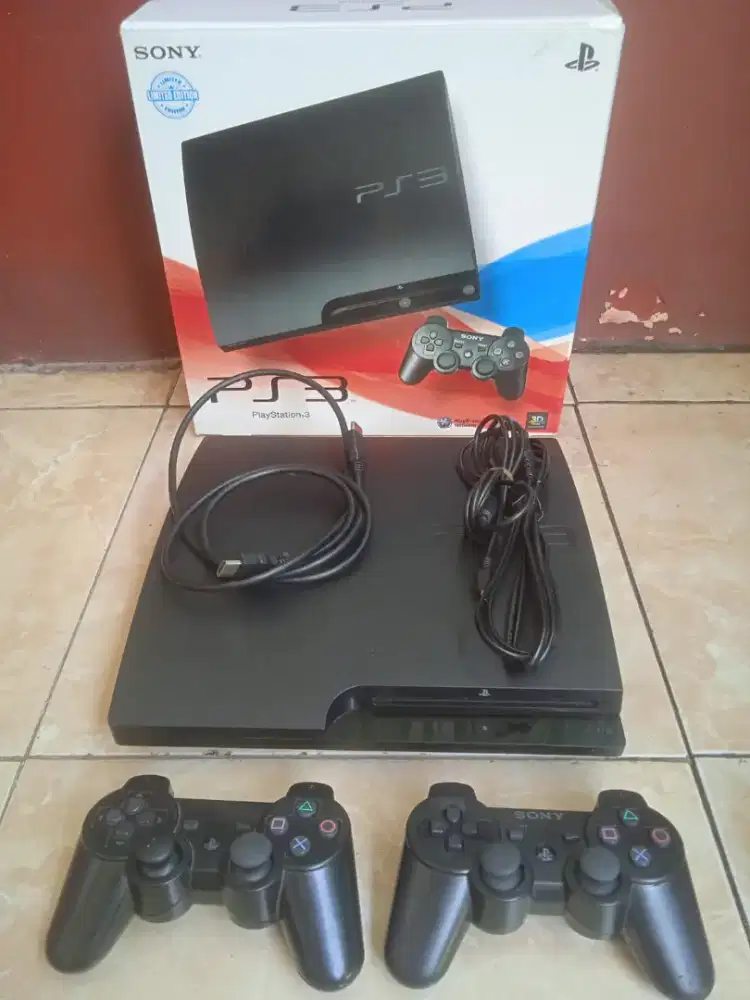 PS3 slim 320gb seri 30 normal fullset Poris cipondoh