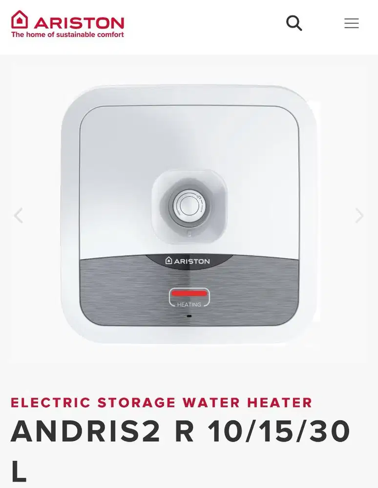 Water Heater AN2 15R 350 watt BARU