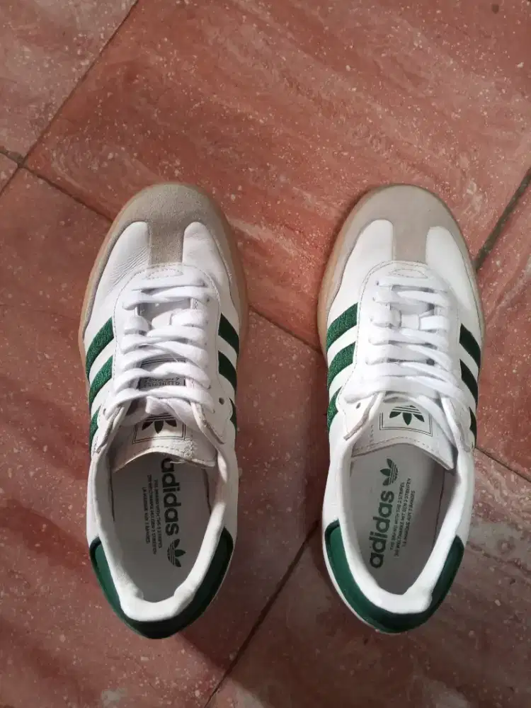 Adidas Samba White Green