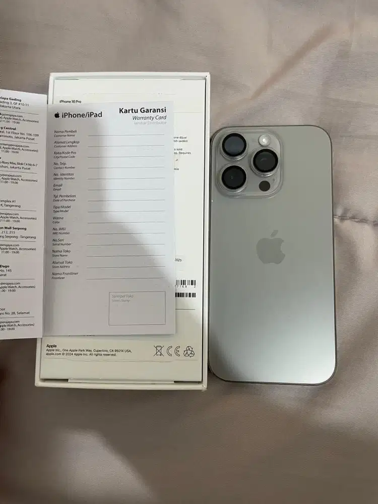 iPhone 16 Pro 128GB Natural Titanium