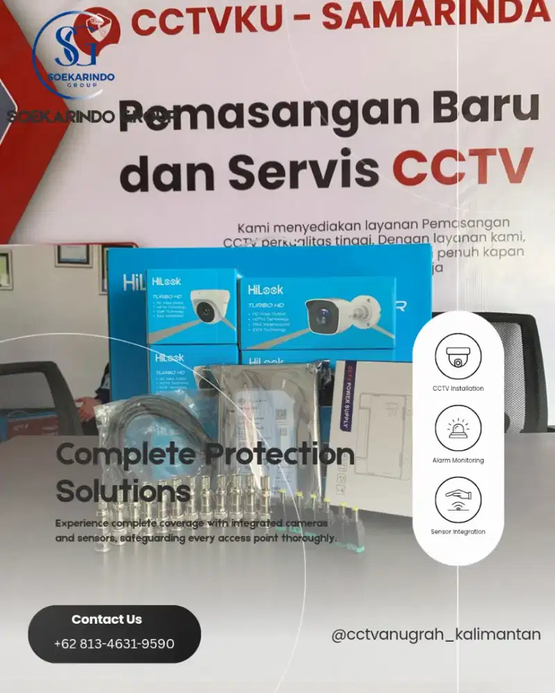 RUMAH DILENGKAPI KEAMANAN CCTV SITUASI JADI AMAN