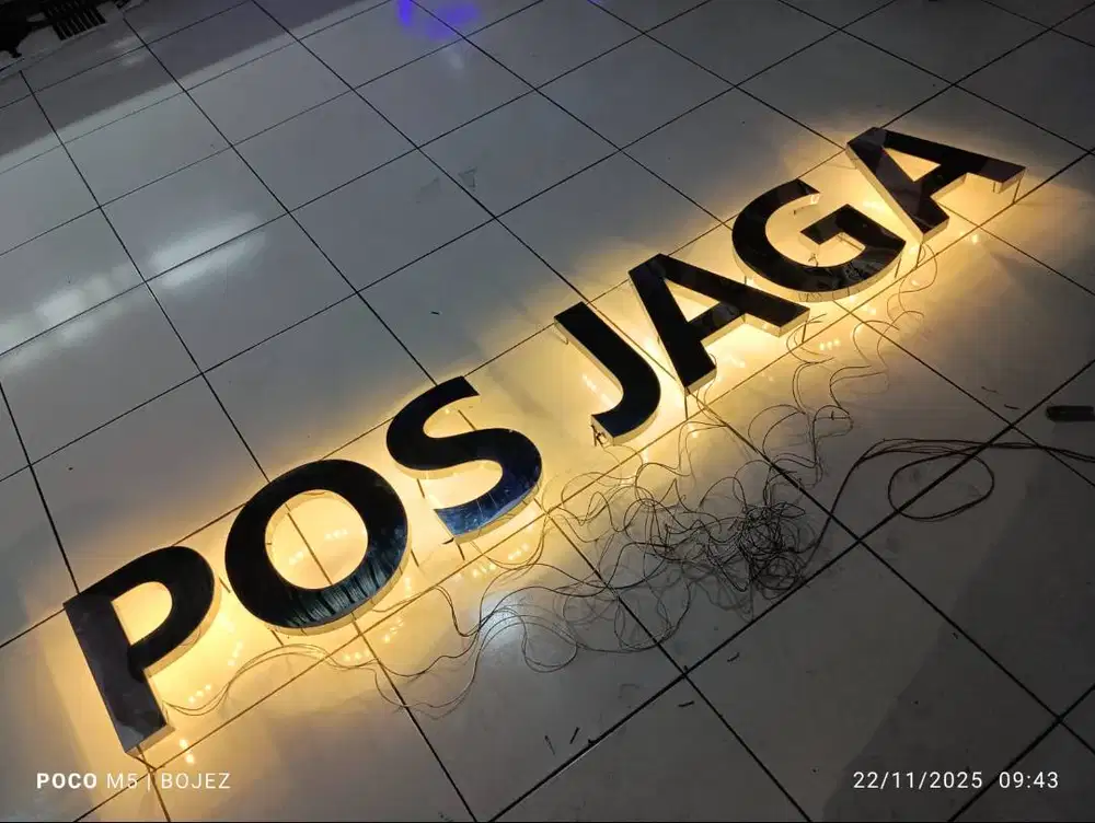 Huruf timbul | papan nama | neon box | reklame | akrilik murah
