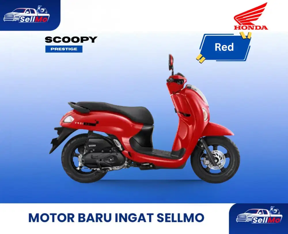 PROMO HONDA SCOOPY FASHION SCOOPY PRESTIGE DP MULAI 1 JT AN