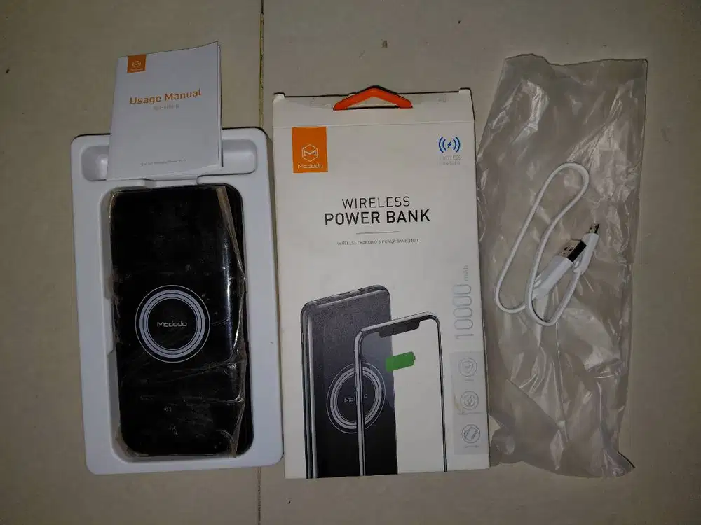 Dijual Wireless Power Bank 10.000 mah Mcdodo second murah