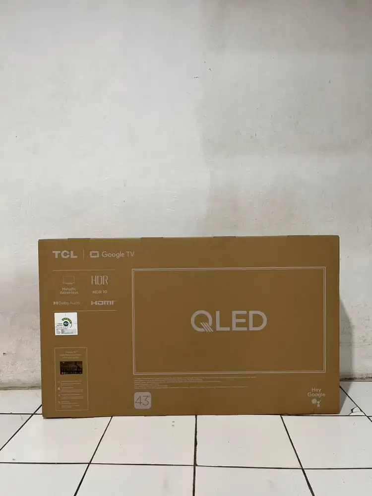 TCL FHD Qled google TV 43S5K Cashback up to 300Rb Cash/Credit bisa