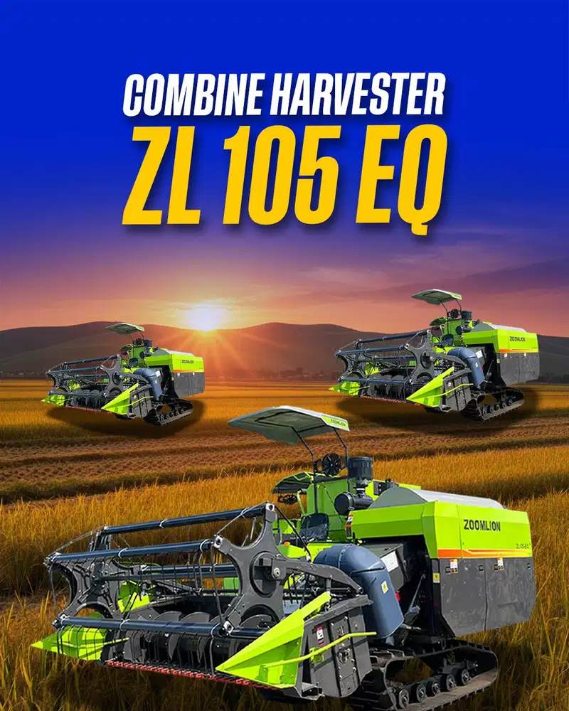 ZOOMLION COMBINE HARVESTER ZL 105-EQ