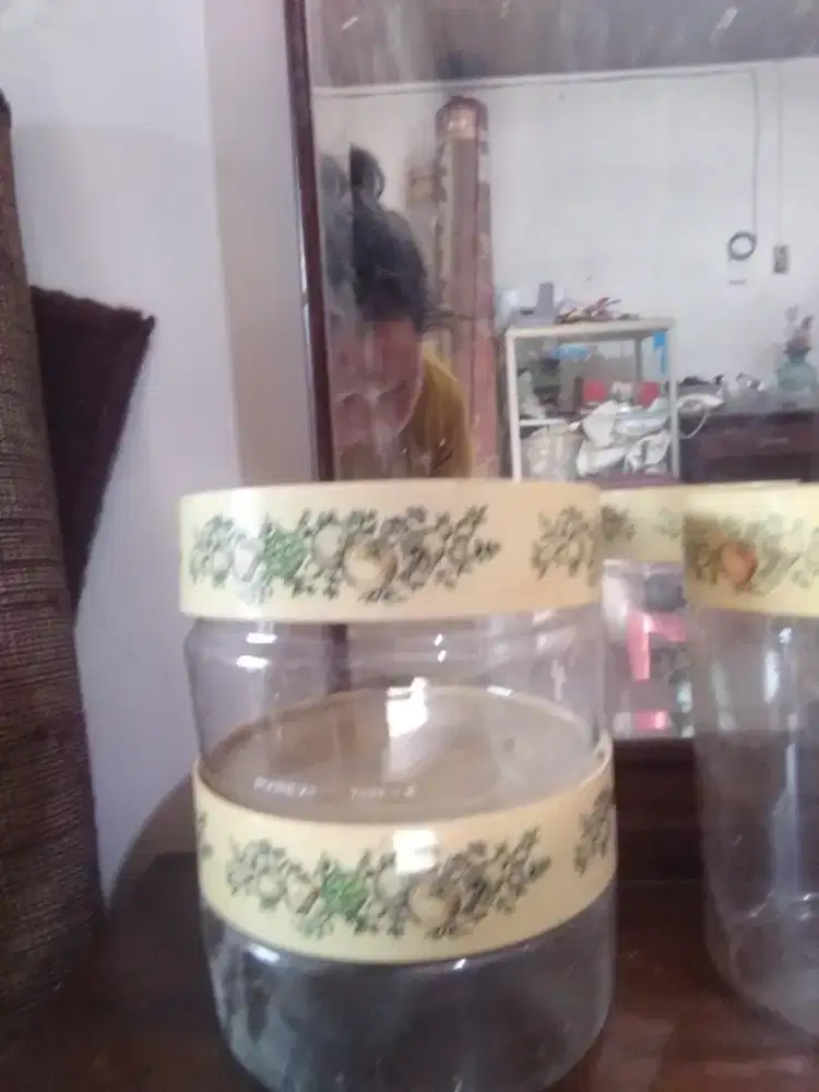 Toples pirex kaca ad 3 bijik 2 kecil 1 besar