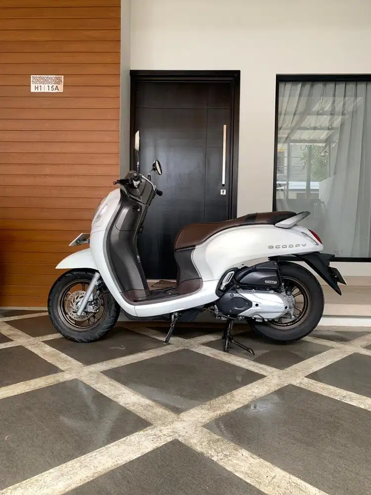 HONDA SCOOPY 2022 keyless PAJAK ON, PLAT DKI, SRT LGKP, MESIN JOS