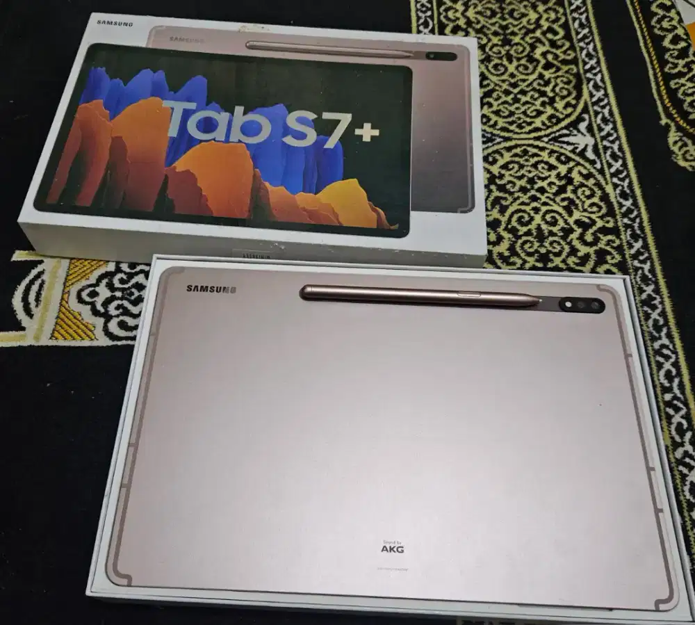 Samsung Tab S7 Plus  8/256 Mulus Fullset Bisa SIM Card
