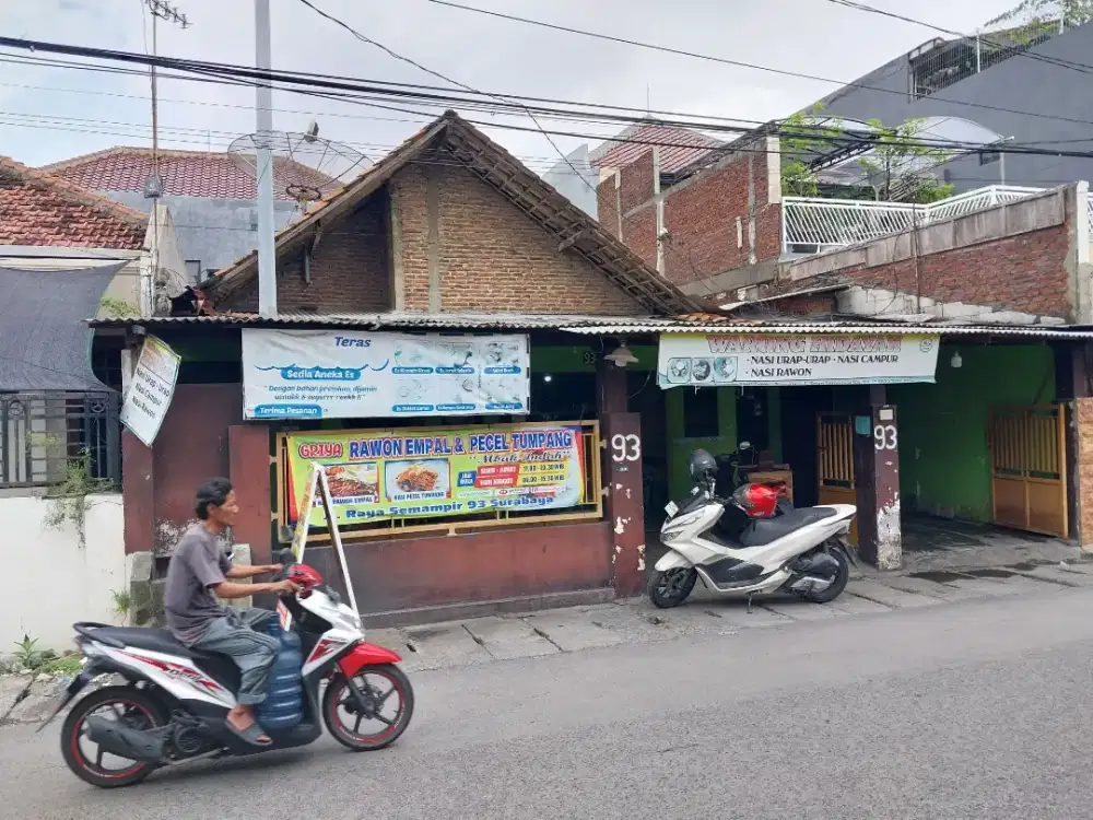 Jual Rumah Usaha Warung Lokasi Strategis