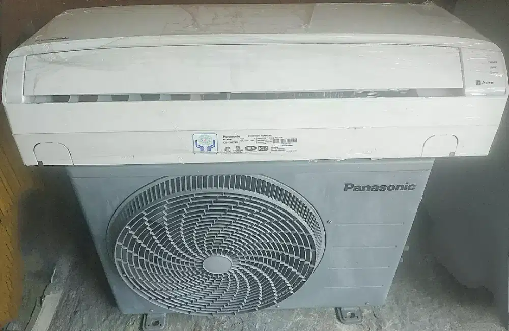 AC PANASONIC 1/2 PK R32 ORISINIL LOWWATT BAGUS & DINGIN SEKALI