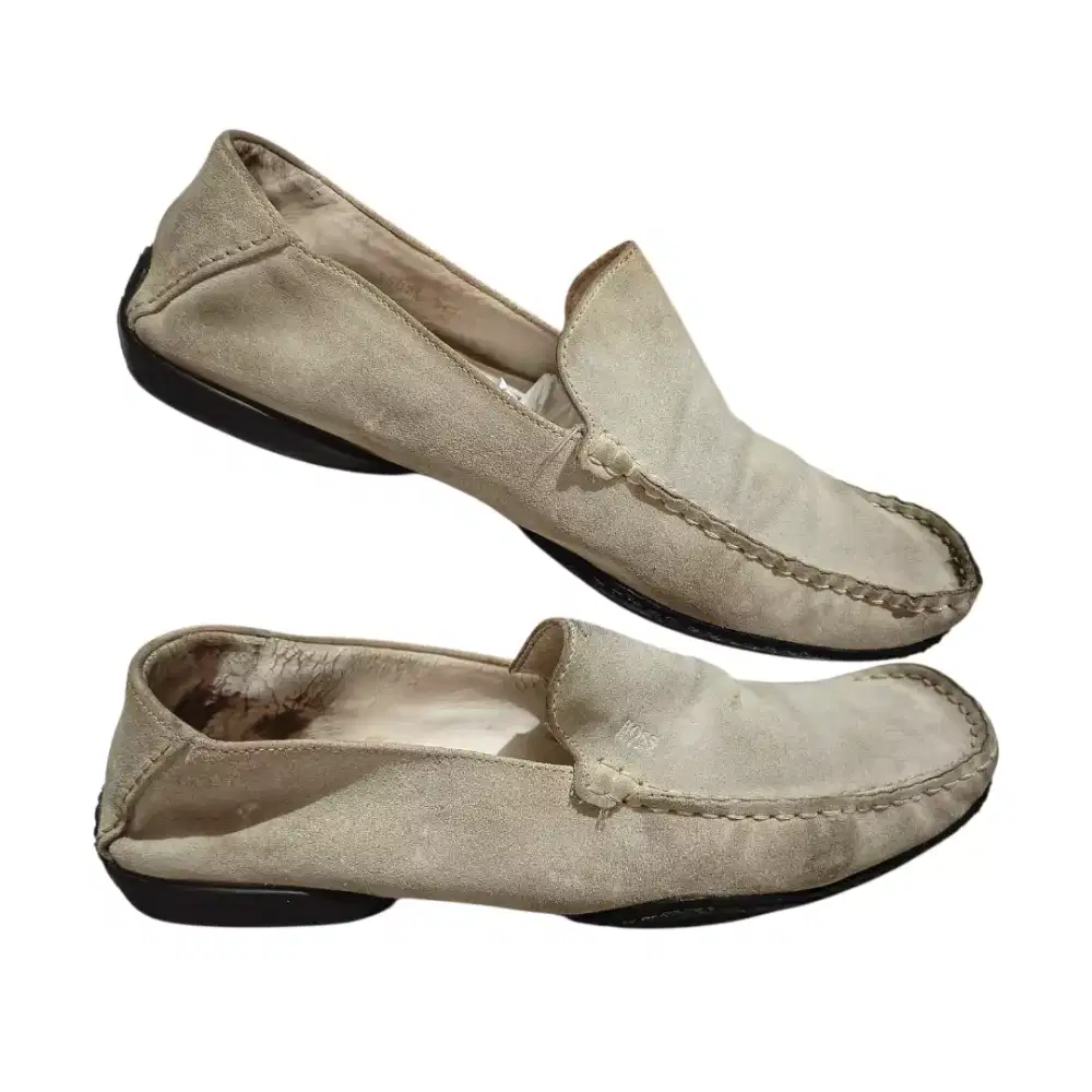 Sepatu kulit branded Hugo Boss Original size 45