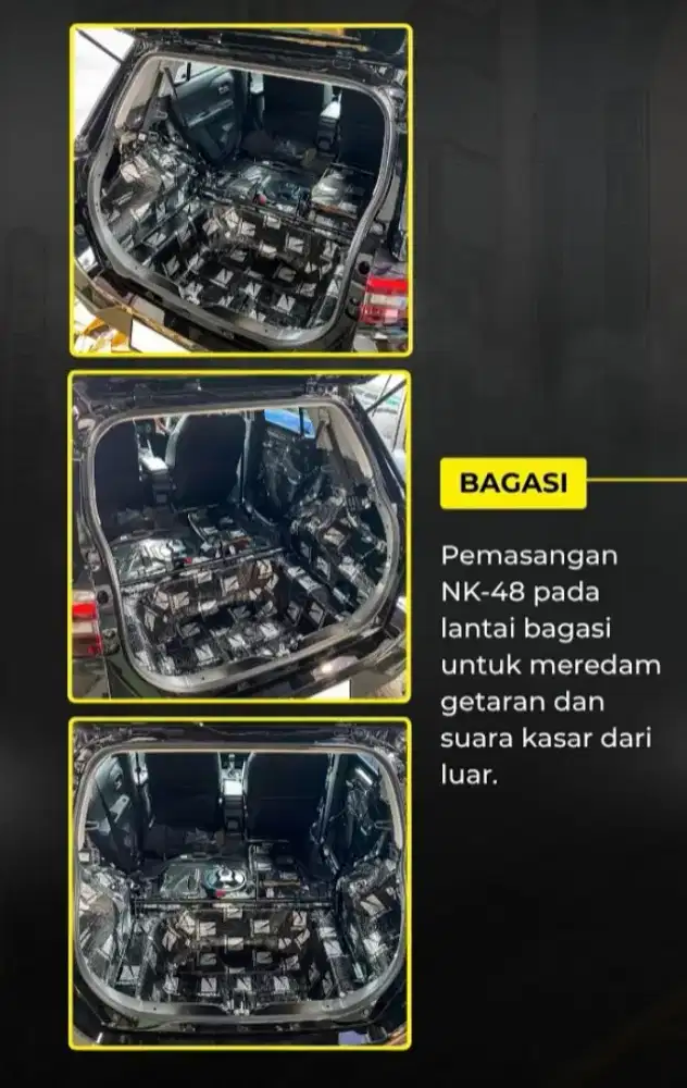 Peredam suara mobil home service se-jabodetabek