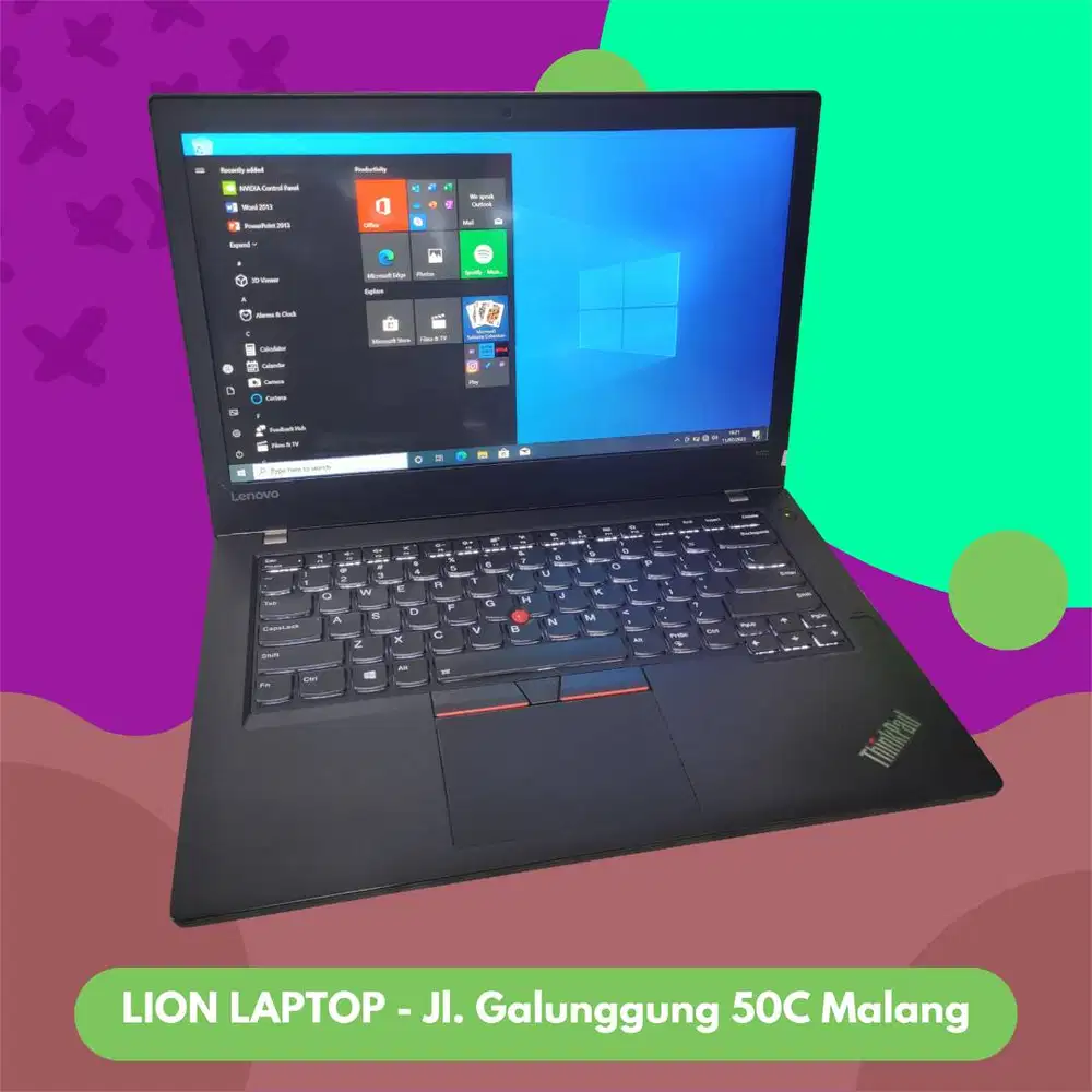 RAM 8GB SSD 256GB i5 Touchscreen Lenovo Thinkpad T470 [03|12]