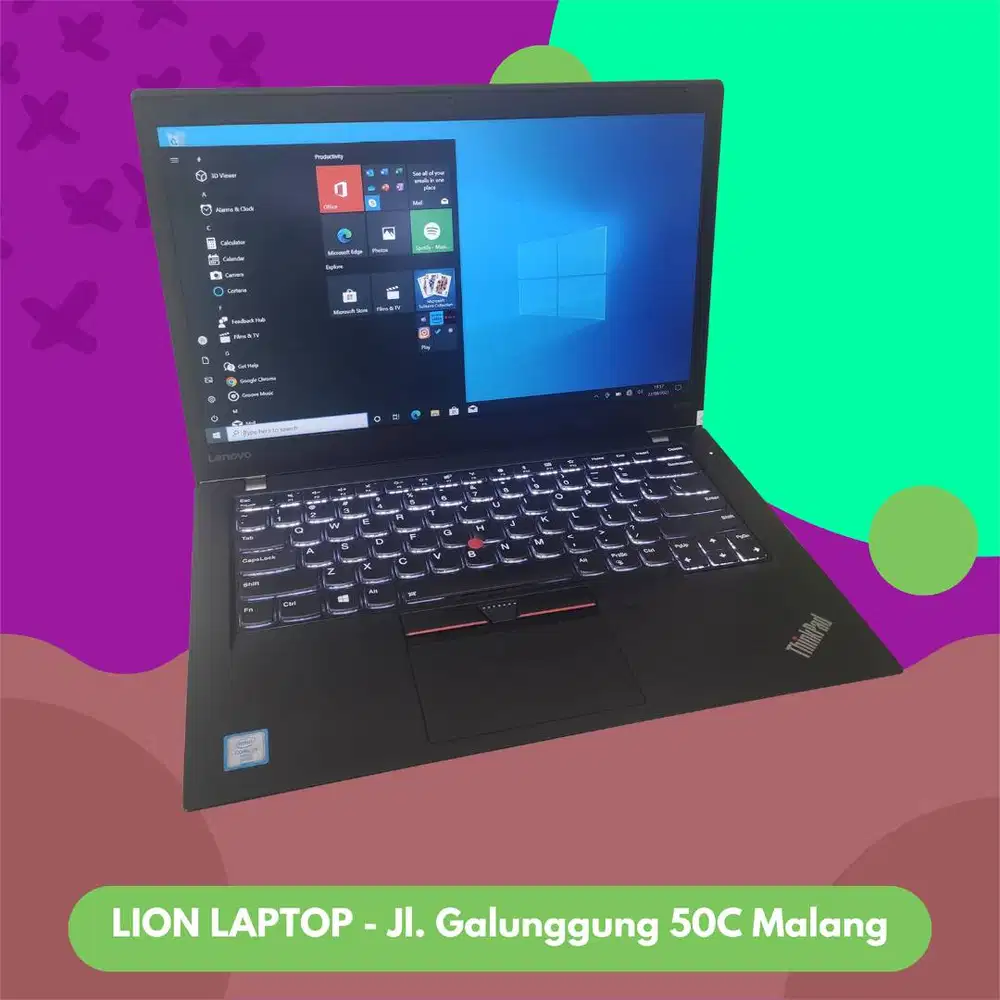 RAM 8GB SSD 256GB Core i5 Touchscreen SLIM Lenovo Thinkpad T470s [03|1