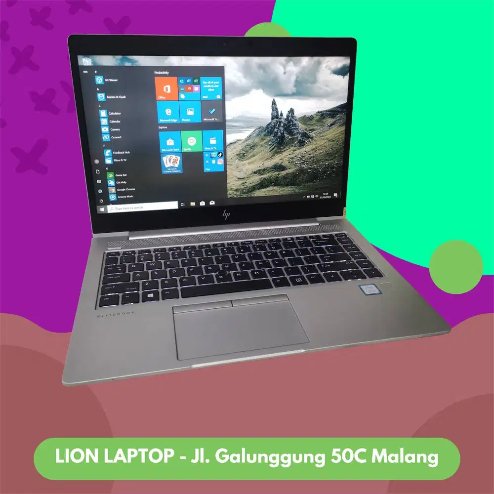 Core i5 Gen 8 RAM 8GB SSD 256GB HP Elitebook 840 G5 [03|12]