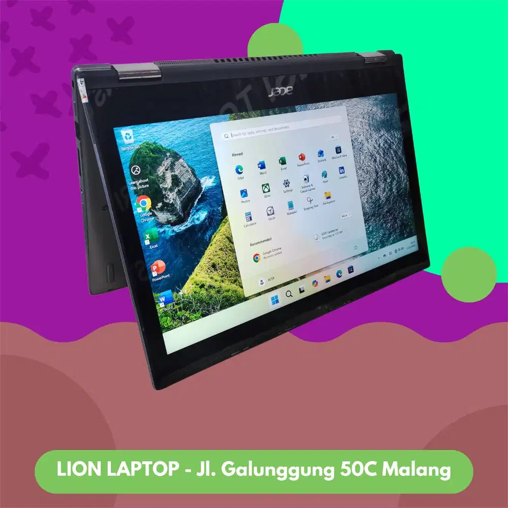 2 in 1 Flip Core i5 Gen 8 8/256 Acer Spin SP513-52N [03|12]