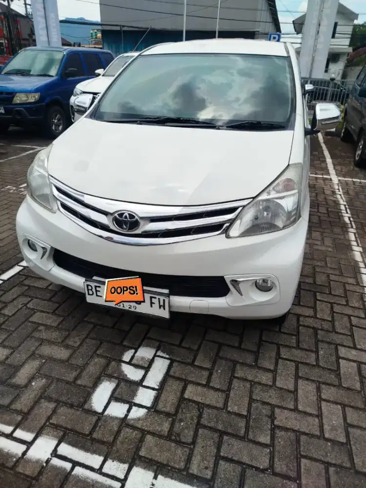Avanza G Manual 2013