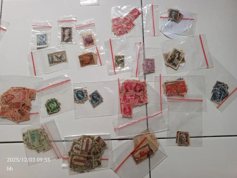 Perangko berbagai negara kuno asli