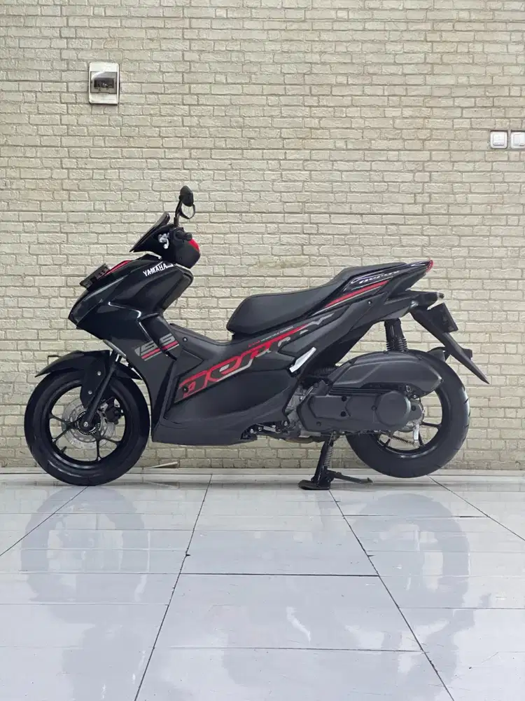 ODO 12RB‼️ Yamaha Aerox 155 2022 Black - Mustika Motoshop