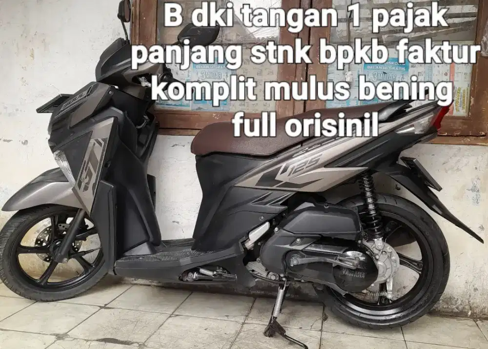 Yamaha Mio Soul GT 2016 LED blue core 125 cw asli abu2 B dki tangan 1