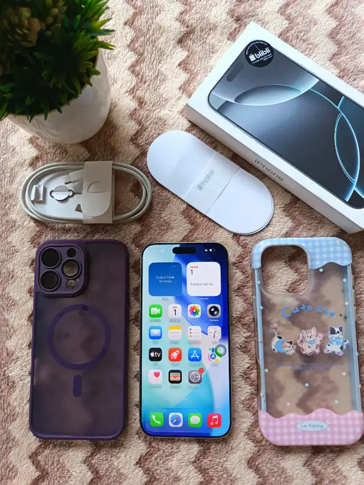 Iphone 16 Promax 256GB Resmi iBox Fullset