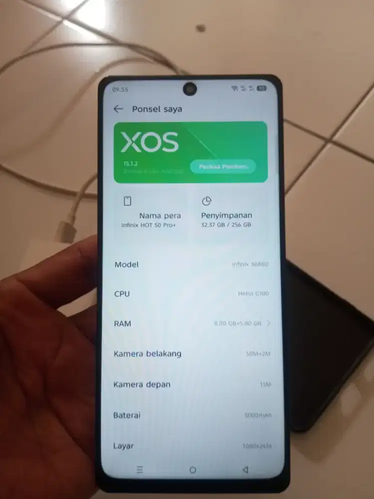 Infinix hot 50 pro ram 8/256 siap pakai