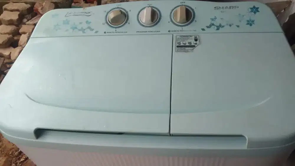Mesin cuci Sharp seri EsT75 7.5kg noken mesin mah bawaan