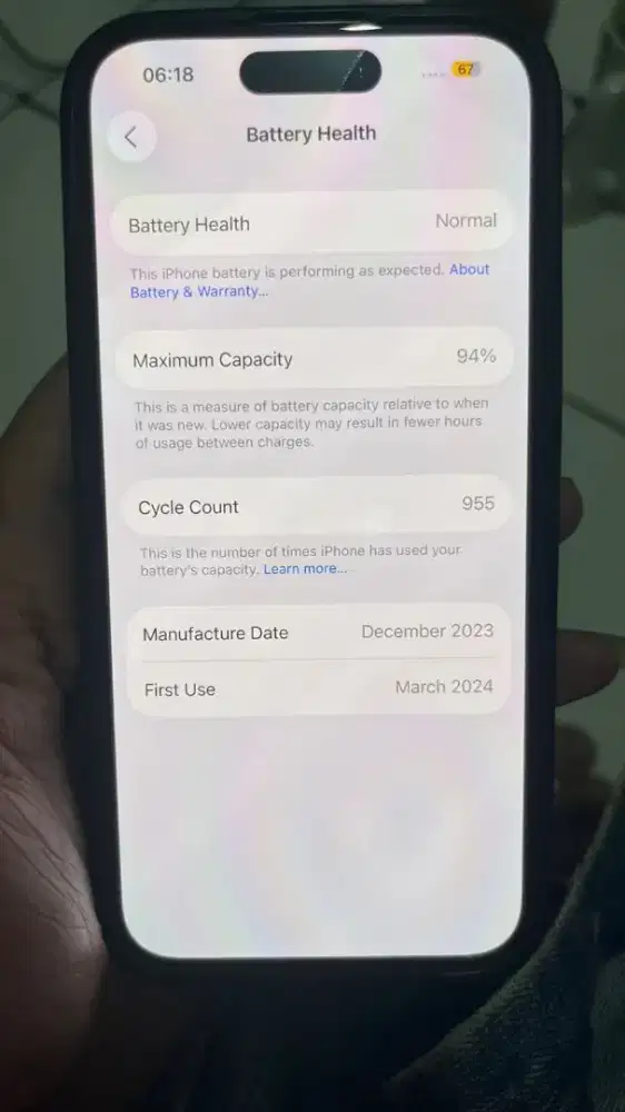 iphone 15 pro 128 gb EX IBOX
