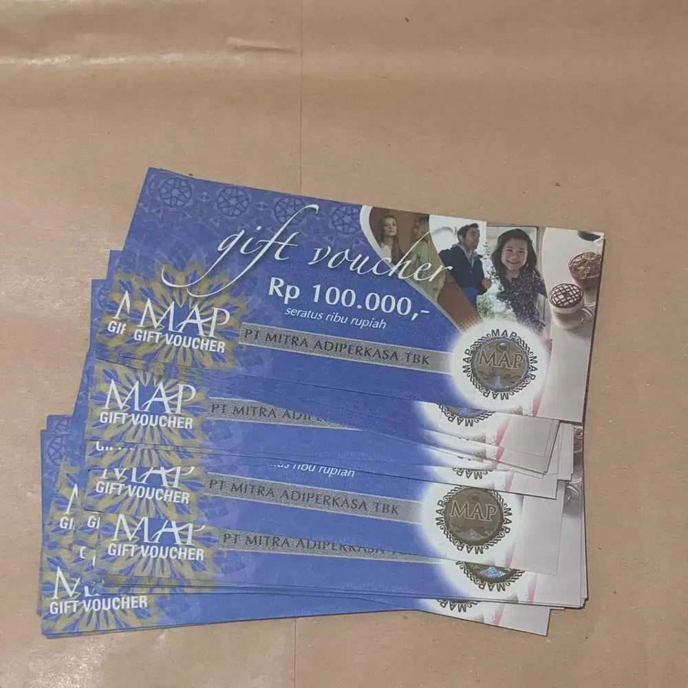VOUCHER MAP pecahan 100 rb