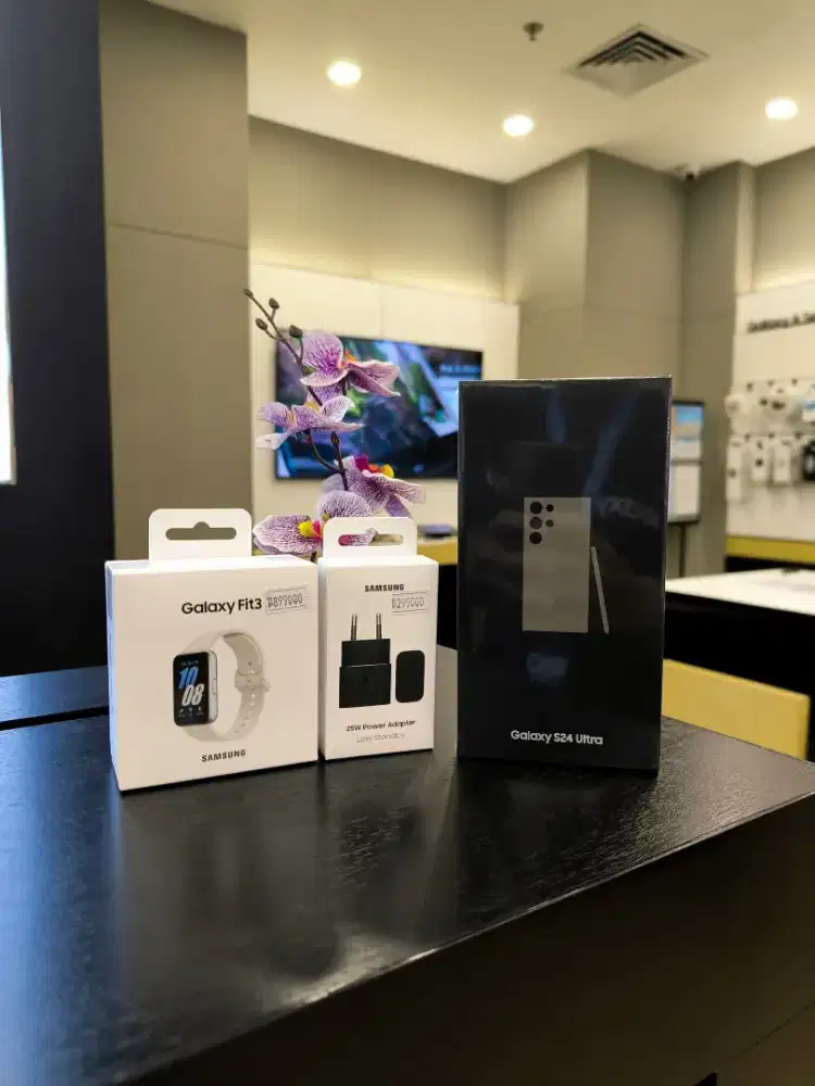 SAMSUNG GALAXY S24 ULTRA PROMO FREE GALAXY FIT3 & ADAPTOR 25W