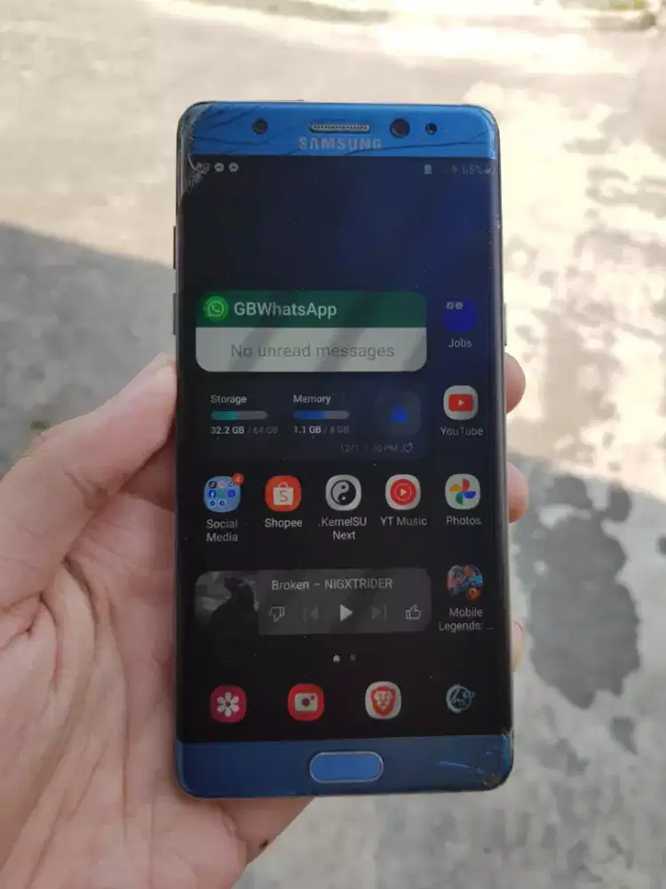 Galaxy Note 7 Fan Edition Ram 4/64GB Amoled Bekas Bapak Saya..