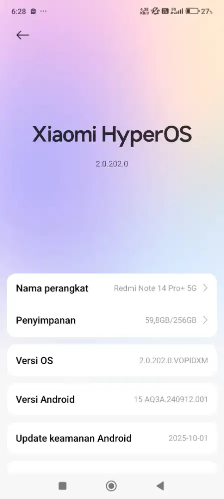 Redmi note 14pro plus