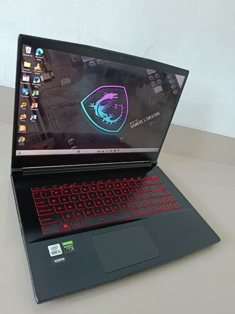 Laptop Gaming MSI RAM 24GB NVIDIA RTX3050