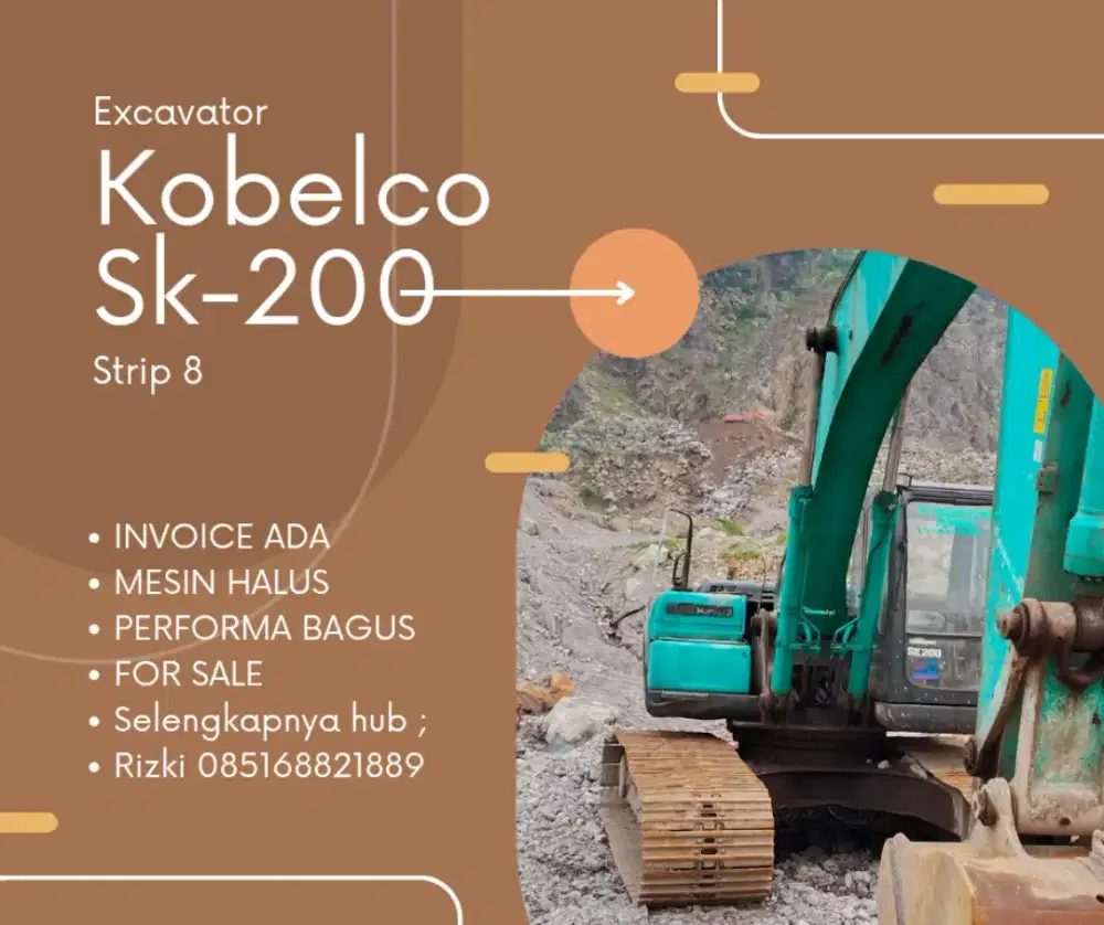EXCAVATOR KOBELCO SK-800 STRIP 8