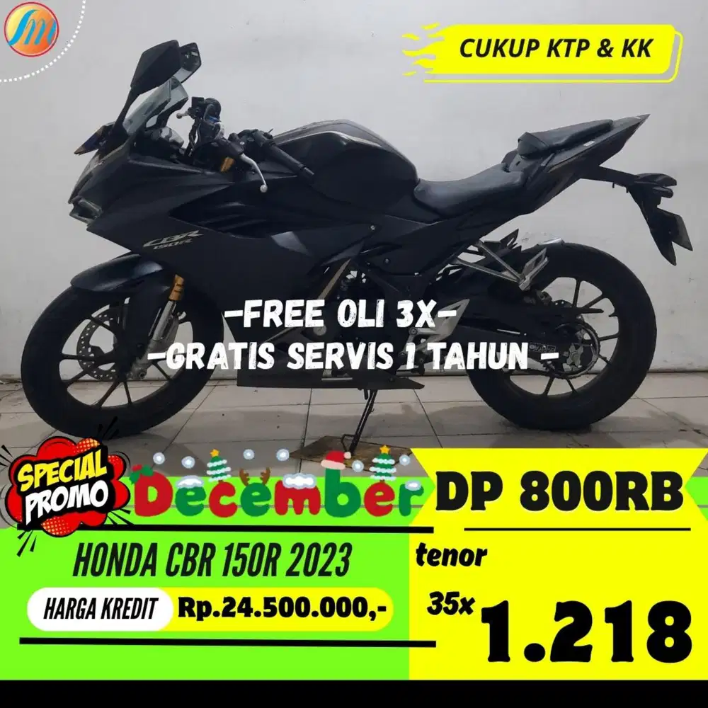 DP HANYA 800RIBU KREDIT HONDA CBR 150R 2023 ANGSURAN SANGAT TERJANGKAU