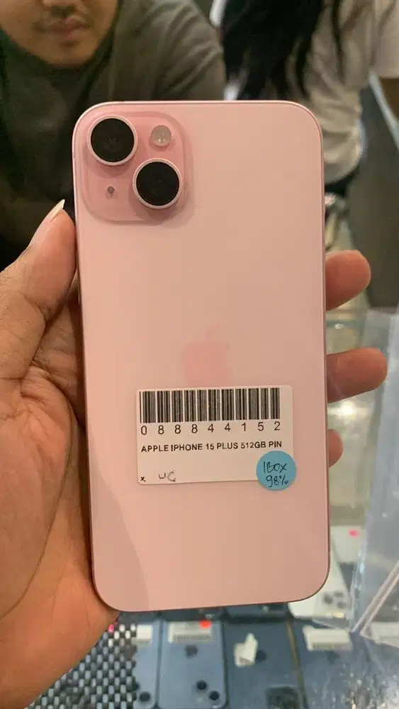 Second iphone 15 plus 512 gb ibox unit dan charger