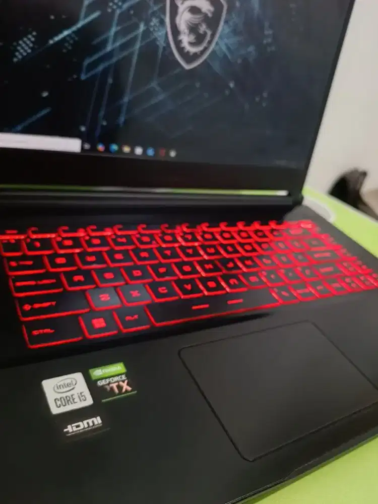 LAPTOP GAMING MSI CORE I5 RAM 24GB NVIDIA RTX3050