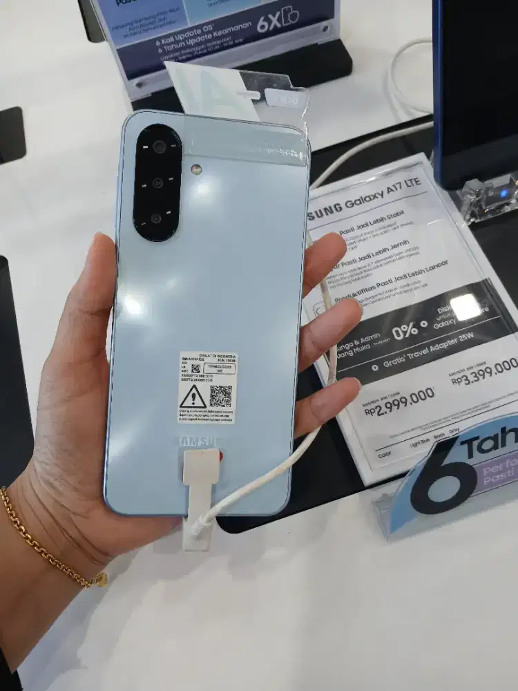 PROMO NEW SAMSUNG SAMSUNG A17 RAM UPTO 16GB GARANSI RESMI SEIN 1TAHUN