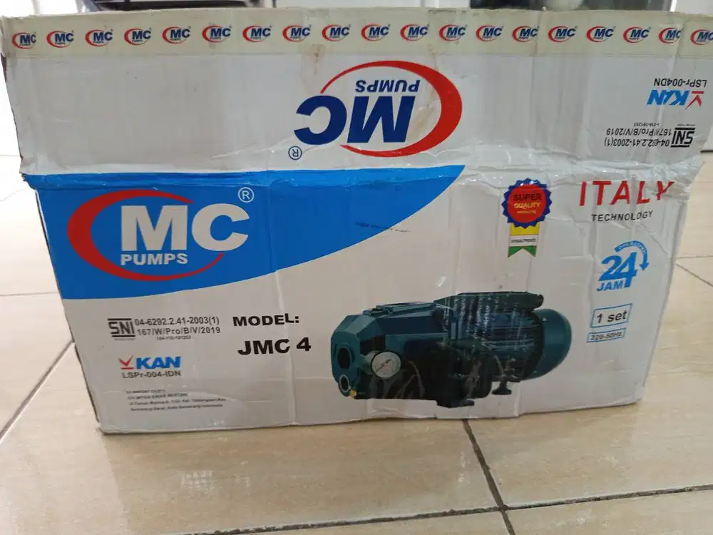 Pompa Air JetPump Nasional MC Pump JMC4 Daya Hisap 40 Meter Baru