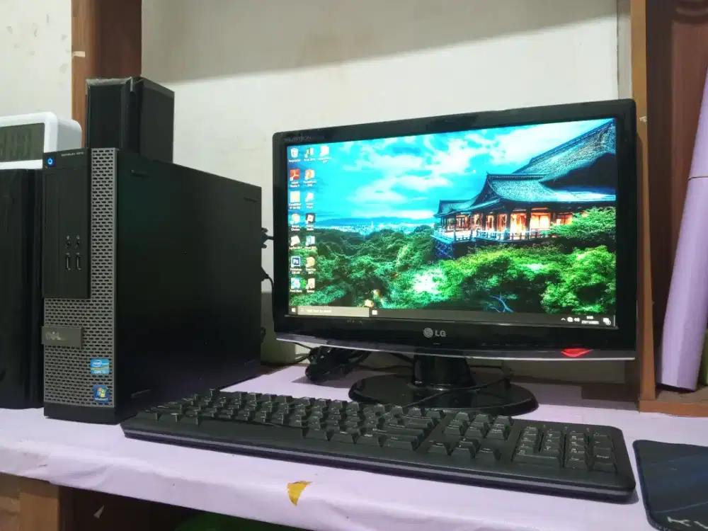 Pc dell fullset (intel core i5 + ram 8gb + monitor 19inch)