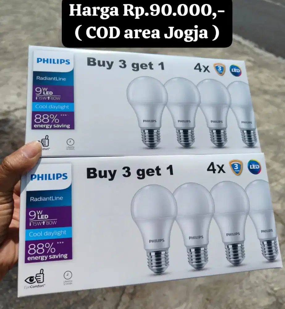 Lampu LED Philips 9watt ( COD JOGJA )