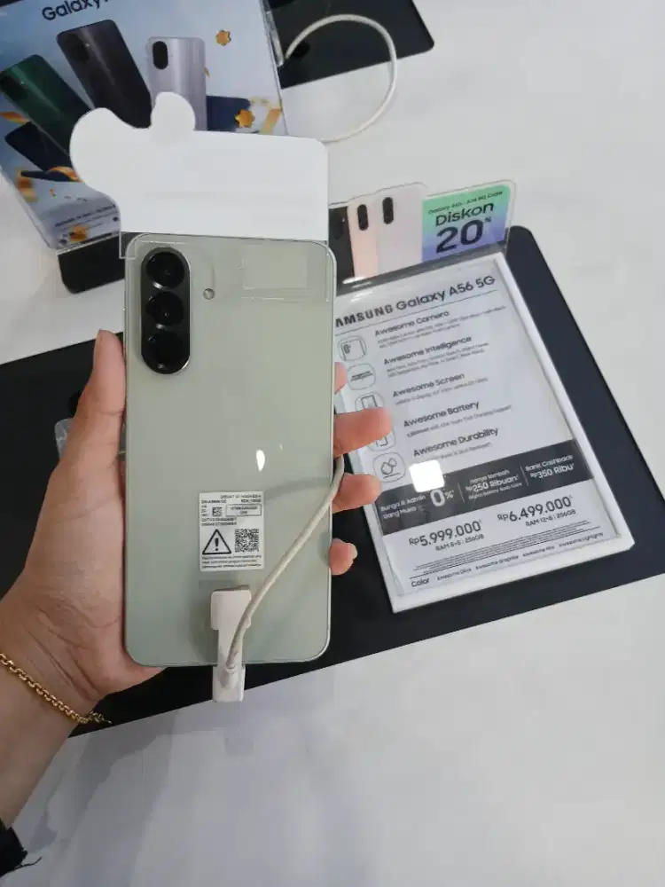PROMO NEW SAMSUNG SAMSUNG A56 GARANSI RESMI SEIN 1TAHUN