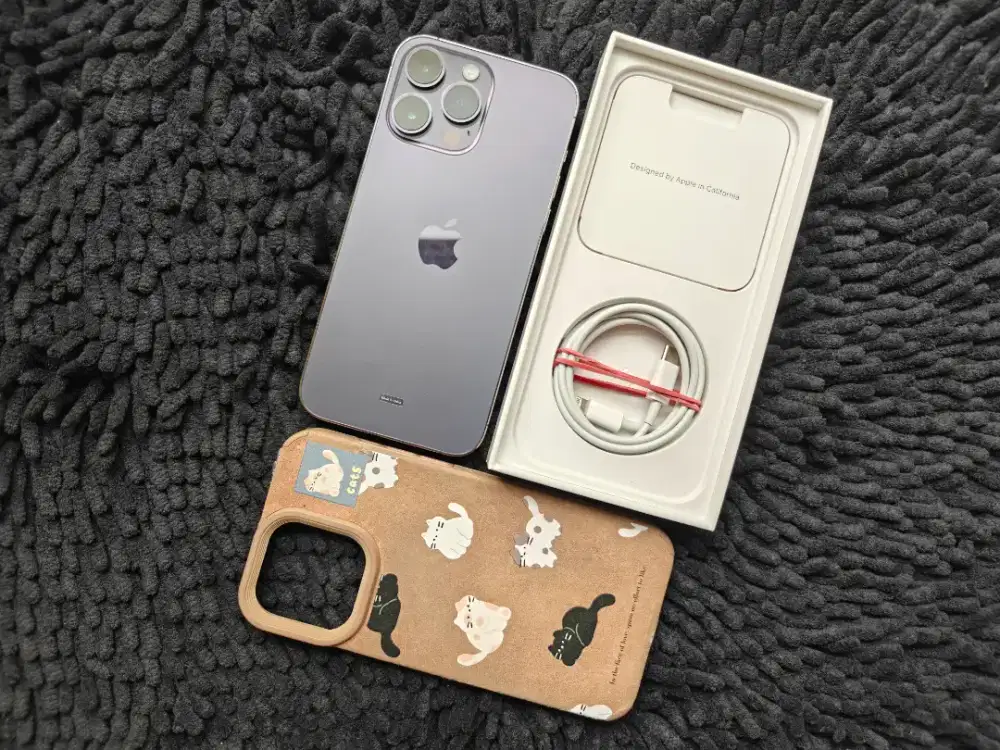 Iphone 14 Pro Max 256gb Ibox, Purple, BH85%, FULSET ORIGINAL, MULUUSSS