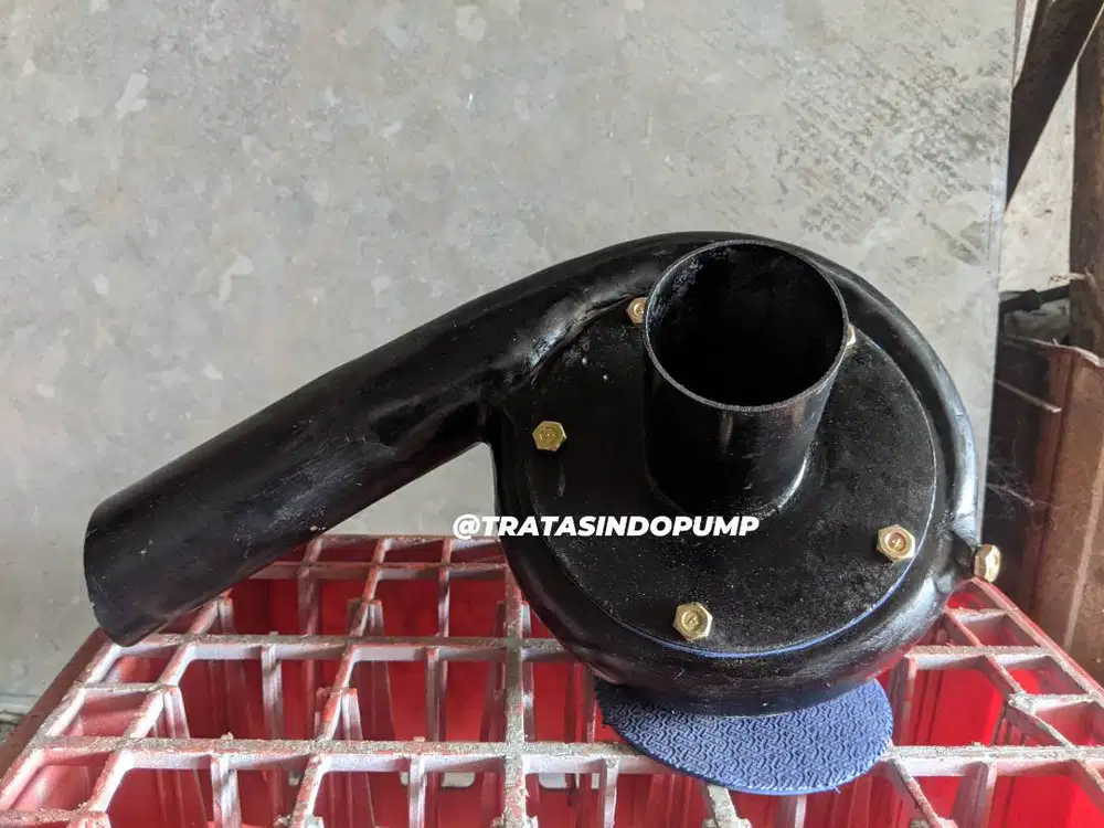 Keong Tempel 3 inch Galvanis kipas daun 4 untuk Mesin GX 160/GX 200