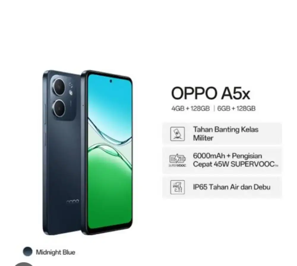 OPPO A5X 8/128 GB CICILAN TANPA DP