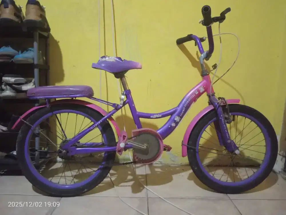 Sepeda anak cewek untuk kelas 3 SD sampai kelas 6 SD