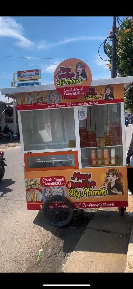 Gerobak jualan jumbo