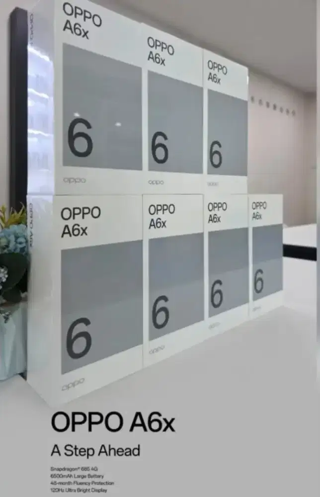 OPPO A6X 4+4/64 KREDIT SYARAT KTP